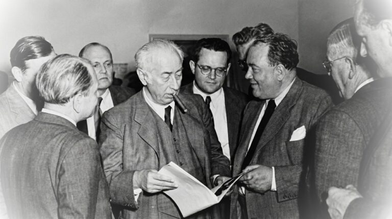 Dr. Walter Kaupert mit Theodor Heuss